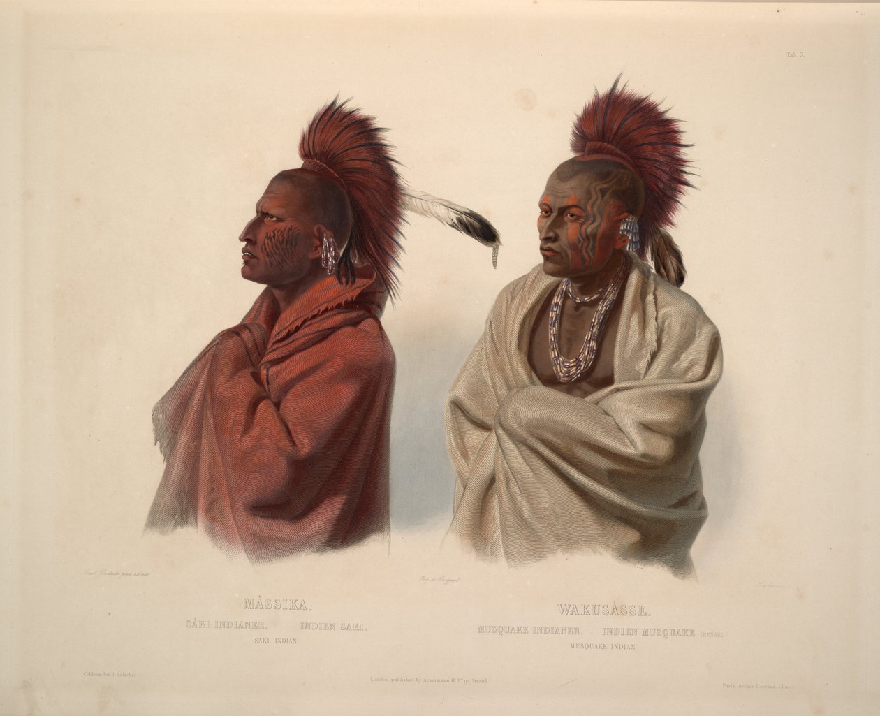 Wandkunst-Bilddruck „Assiniboin-Indianer“ Von Karl Bodmer – Vintage Leinwand 60x90 Cm Für Büro & Wohnzimmer
